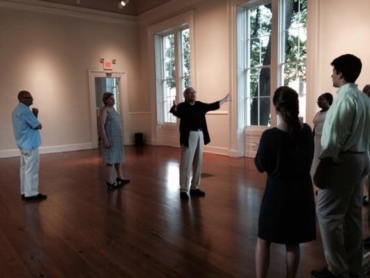 Small, personalized dance classes at the Athenaeum in Old Town Alexandria, VA