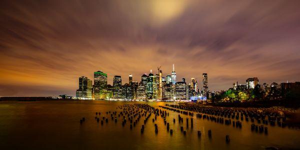 Manhattan skyline from Brooklyn