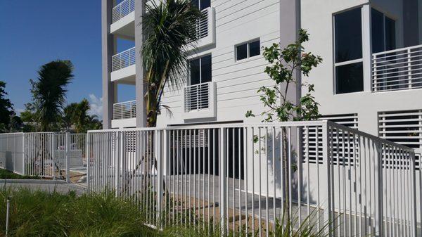 Aluminum railings and fences