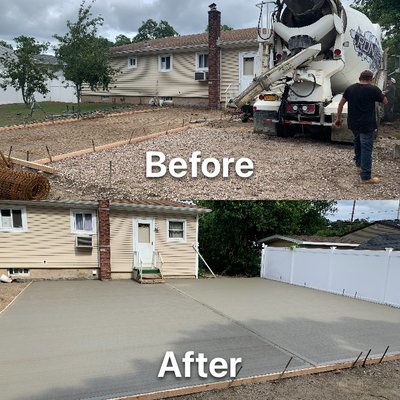 Concrete Before & After