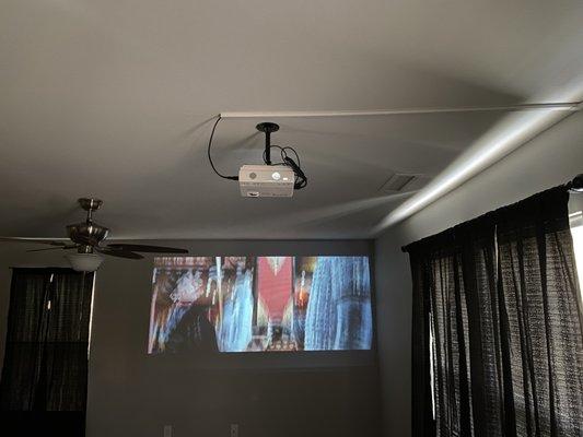 Projector mounting