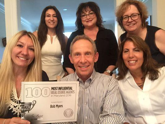 The Myers Team named one of the 100 Most Influential Real Estate Agents in Maryland by Real Estate Executive Magazine