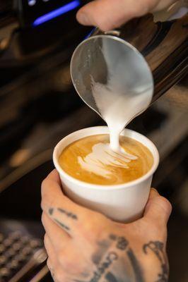 Whether it's a latte, macchiato, or straight drip coffee, our experienced baristas brew the finest coffee at a fair price.