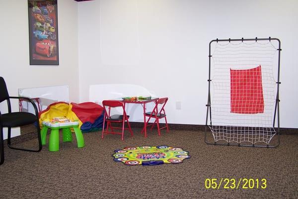 The playroom; for those who like to make noise and have fun!