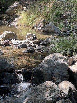 This is the second stream, close to the grotto. Lovely.