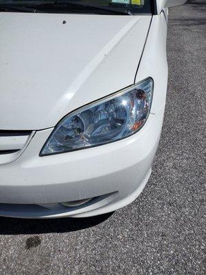 Done headlight restoration