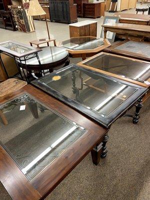 Coffee tables galore!