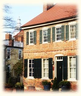 The Georgian House is located in downtown Annapolis.