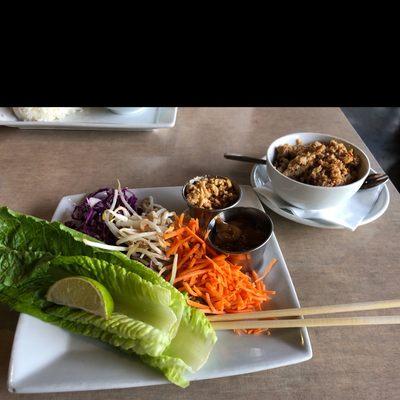 Thai Chicken Lettuce Wrap