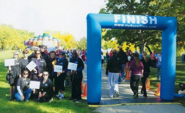 Visiting Angels crossing the finish line to end Alzheimer's,