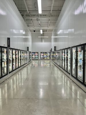 Frozen food section