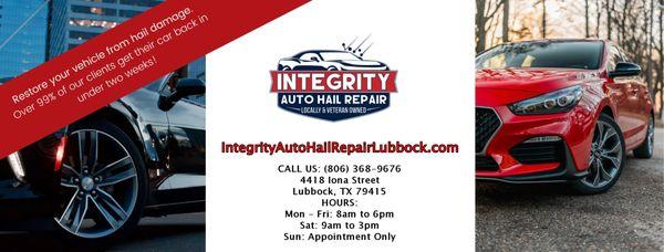 Integrity Auto Hail Repair - Lubbock