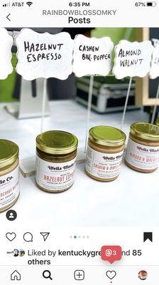 Local Hancrafted Nut & Seed Spreads. Support local  Female Owned Company.