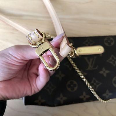 This is a Louis Vuitton strap that would cost me $120 to have replaced.