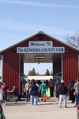 Entrance to Wilmot Flea Market at the Kenosha county fairgrounds.