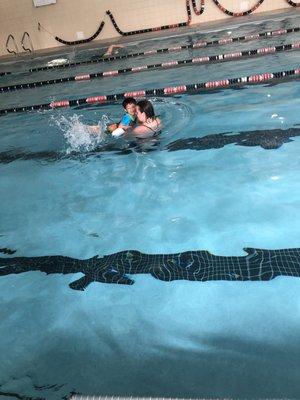 Swimming Lessons at local YWCA