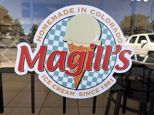 We offer Magill's ice cream.