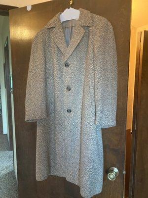 1956 Tweed overcoat