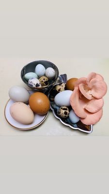 Eggs, Quail Eggs,  Mushrooms