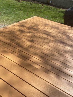 Back deck/patio area