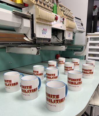 Printed mugs for our client