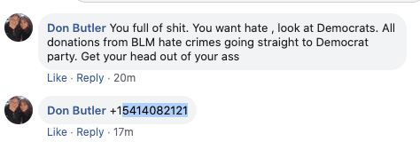 Some hater using the nameDon Butler is spreading hate using your phone number as a reference.  If it is Coastal West Services, shame on you.