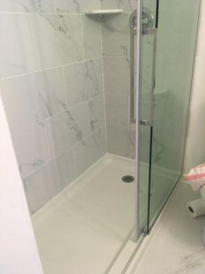 Finished Shower installation