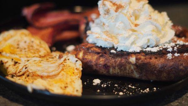 When Tay's Kitchen pops up, it's an extra special brunch with Tay's signature French Toast Rolls topped with whipped cream.