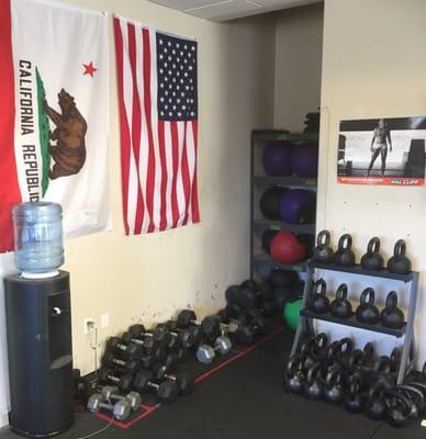 Kettlebells, Dumbbells, and wall balls oh my!