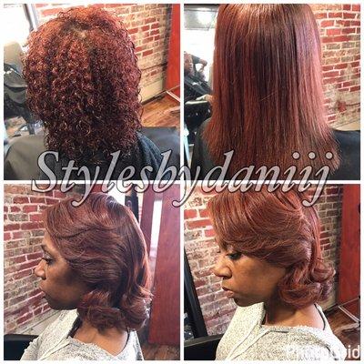 Natural Silk Press w/ hydration treatment