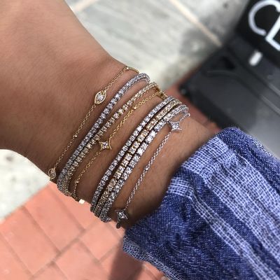 Shop dainty fine jewelry like diamond bracelets, everyday jewelry and diamond tennis bracelets at The Jewelry Gallery of Oyster Bay.