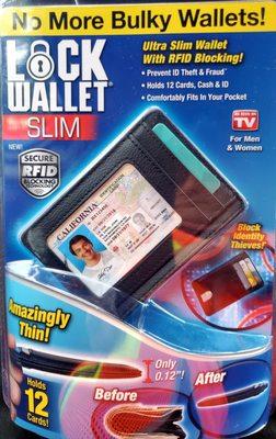 Recommended for a Slimmer safer wallet