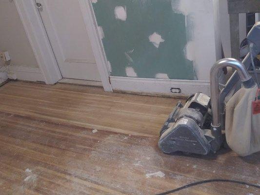 prepair to make a wood floor