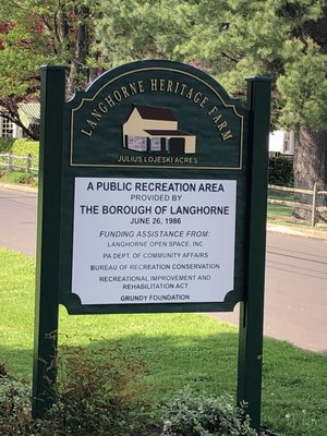 Langhorne Heritage Farm