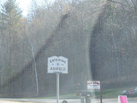 Entering Ashfield at the Buckland line.