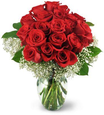 $30 - 12 Red Freedom Roses