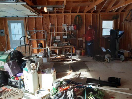 Large garage clean outs