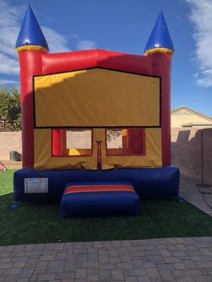 Bounce house 5 tables and 30 chairs for $100 call us to see if you qualify for free delivery