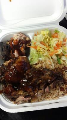 Jerk chicken $7.50