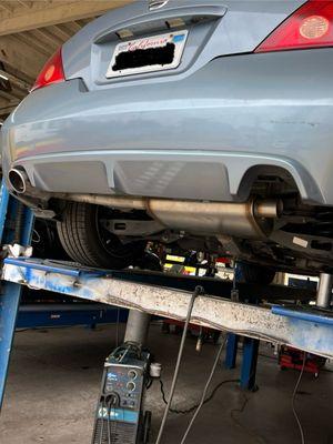 Muffler installation