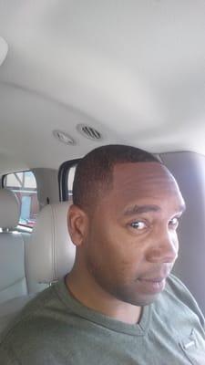 Fresh fade and line up from Renee