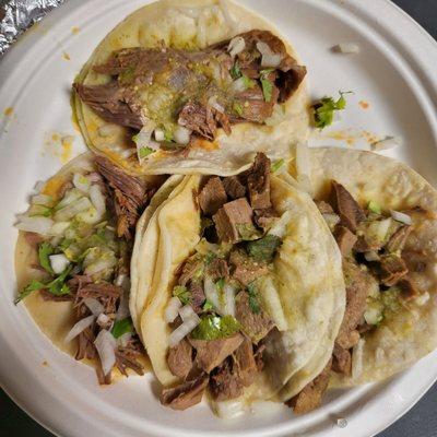 Lengua and birria