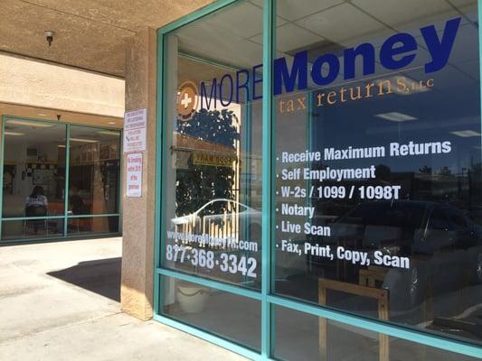 MoreMoney Tax Returns LLC #Victorville