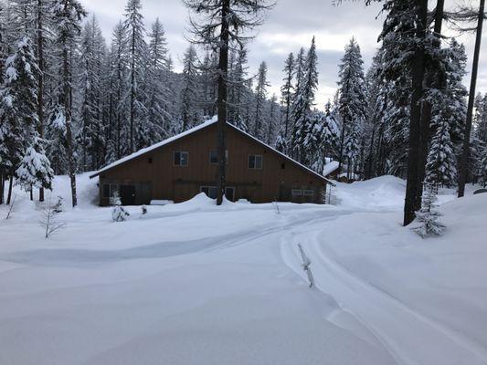 Groomed Winter Trails Right Out The Back Door For Our Guests