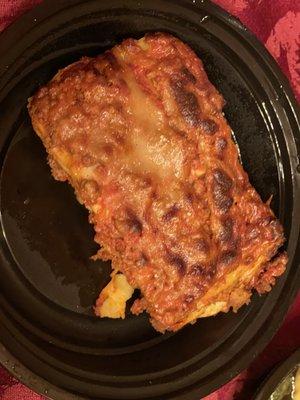 Lasagna with meat sauce