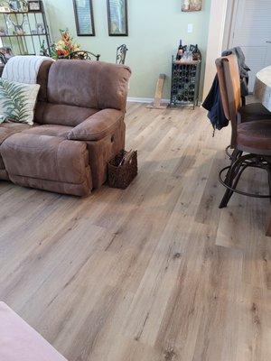 New luxury vinyl plank flooring