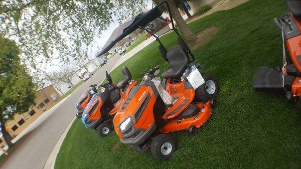 Best selection of Husqvarna riding tractors in the Valley.