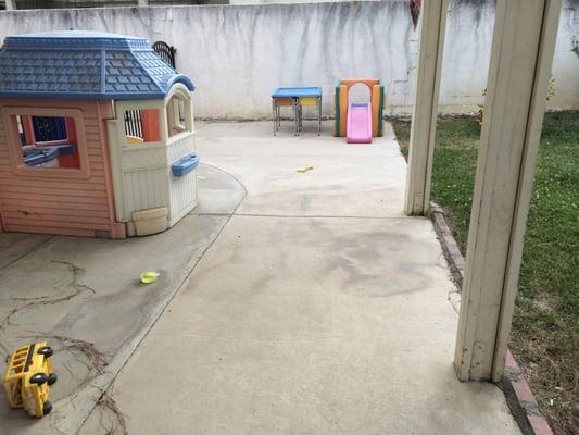 outside play area