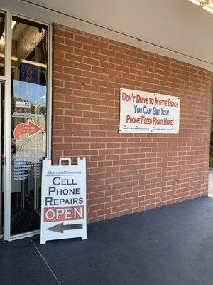 I Doctors Carolinas front entrance