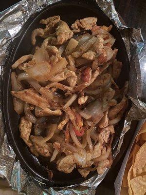 Chicken fajitas